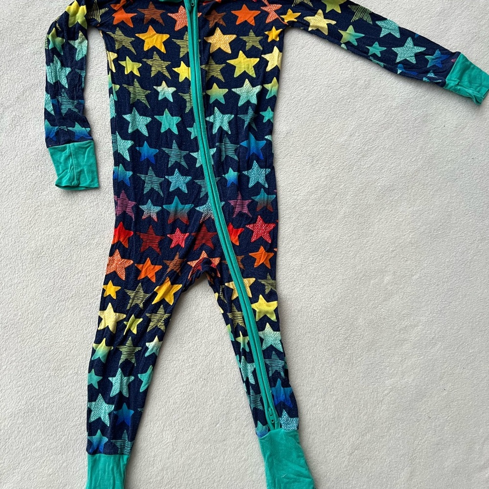 Little Sleepies Shades of Stars Bamboo Zippy Sleeper 18–24m Stars Print